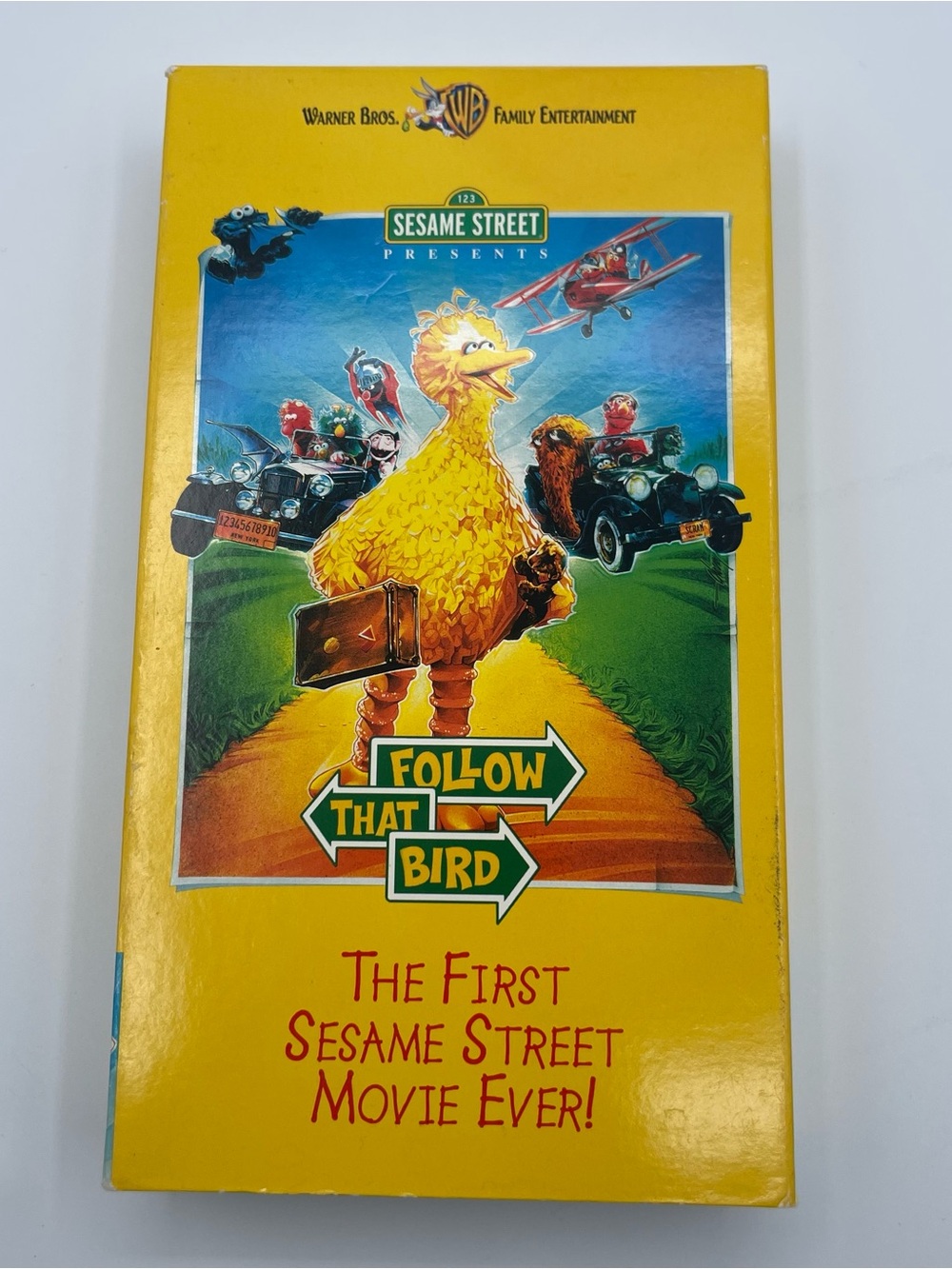 Vintage Sesame Street VHS Follow That bird 2002 first Sesame Street movie
